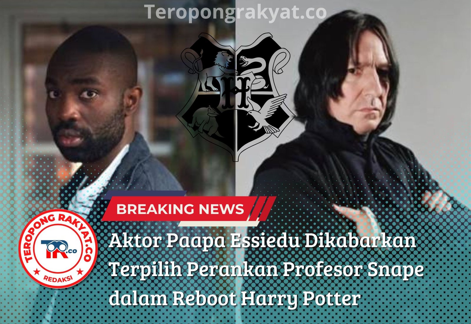 Aktor Paapa Essiedu Dikabarkan Terpilih Perankan Profesor Snape dalam Reboot Harry Potter