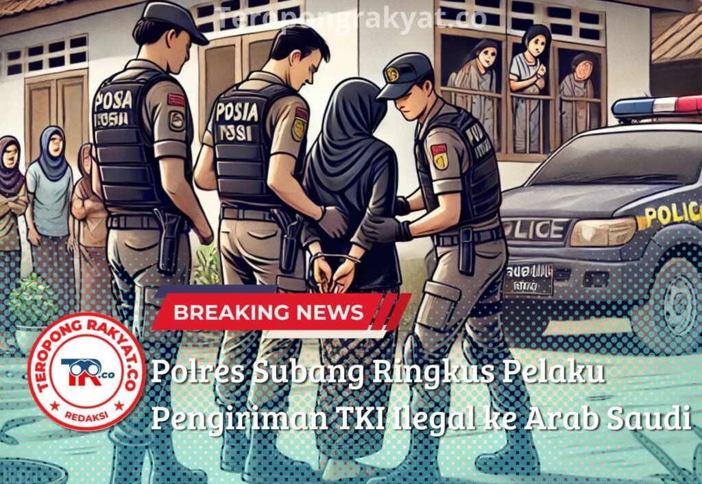 Polres Subang Ringkus Pelaku Pengiriman TKI Ilegal ke Arab Saudi - Teropong Rakyat