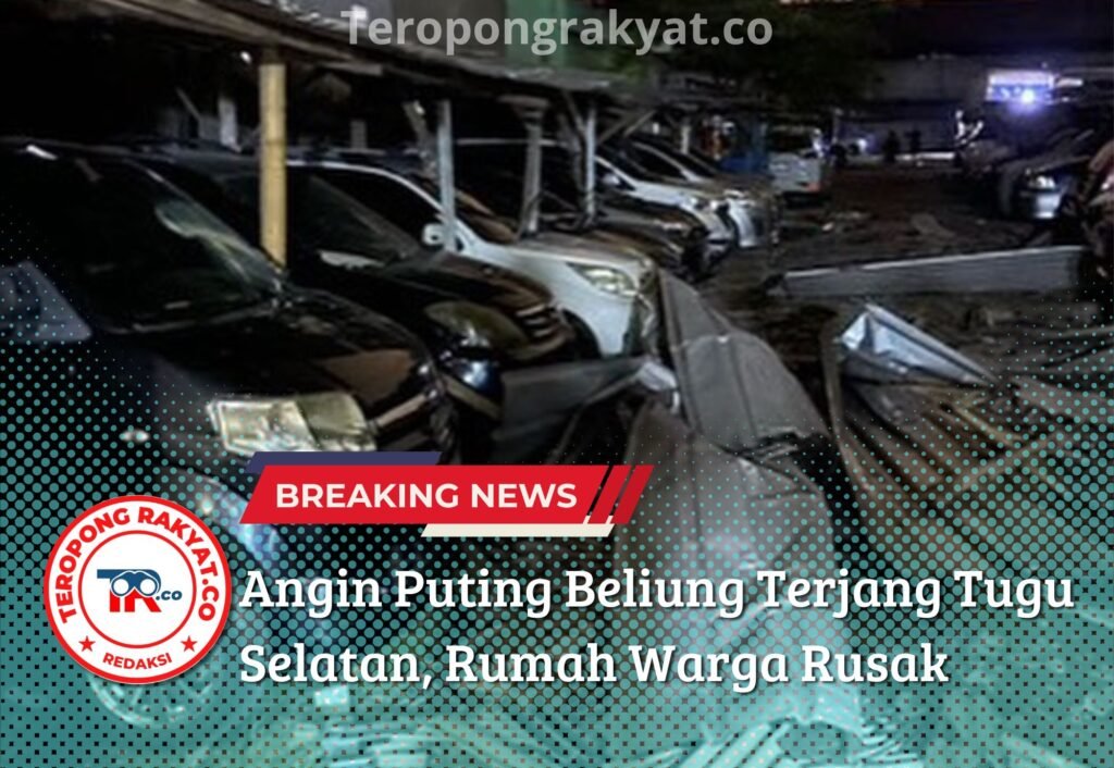 Angin Puting Beliung Terjang Tugu Selatan, Rumah Warga Rusak - Teropong Rakyat