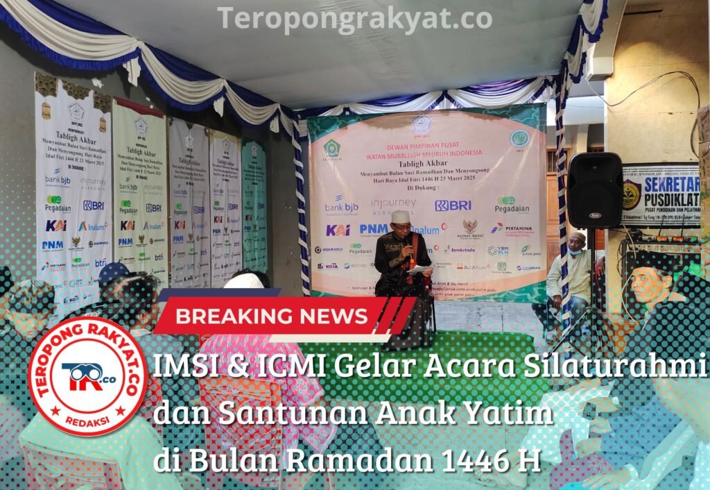 Portal Berita Indonesia dan Dunia Terkini Hari Ini, Update Harian Terbaru, Terlengkap, Tajam, Aktual dan Berimbang. IMSI & ICMI Gelar Acara Silaturahmi dan Santunan Anak Yatim di Bulan Ramadan 1446 H - Teropong Rakyat