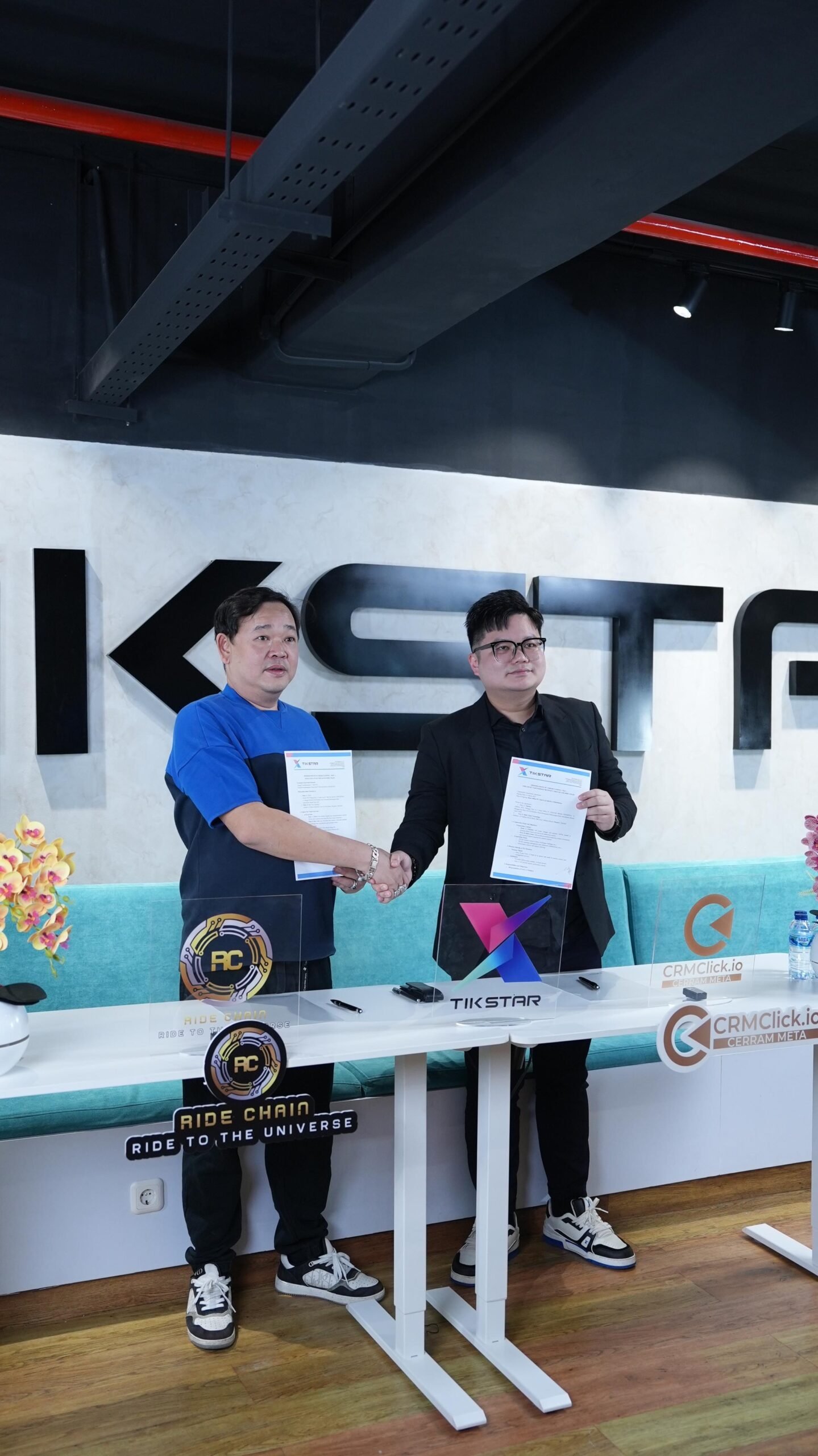 Ride Chain Resmi Jalin Kerjasama dengan TikStar dan SMI untuk Merevolusi E-Commerce Lintas Negara dengan Teknologi Blockchain