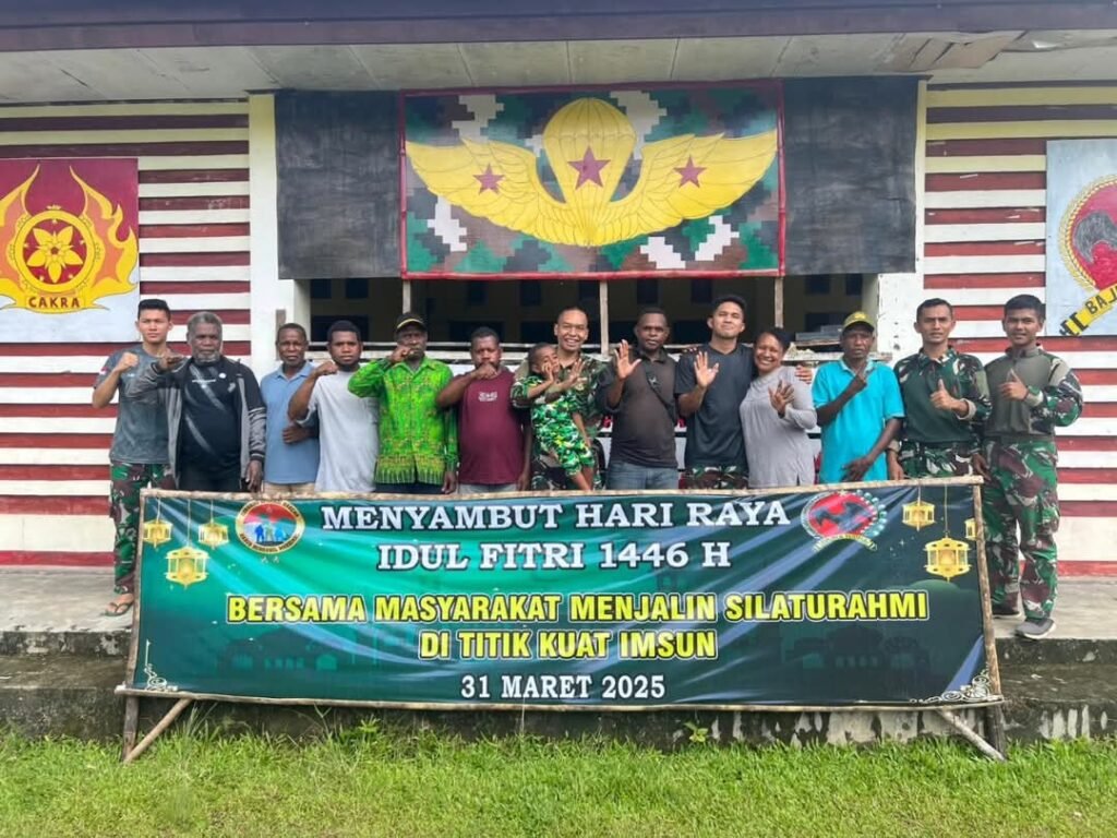 Portal Berita Indonesia dan Dunia Terkini Hari Ini, Update Harian Terbaru, Terlengkap, Tajam, Aktual dan Berimbang. Wujudkan Makna Kebhinekaan Demi Perkuat Kerukunan Antar Umat Beragama, Satgas Yonif 501 Kostrad Rayakan Idul Fitri Bersama Warga Maybrat - Teropong Rakyat