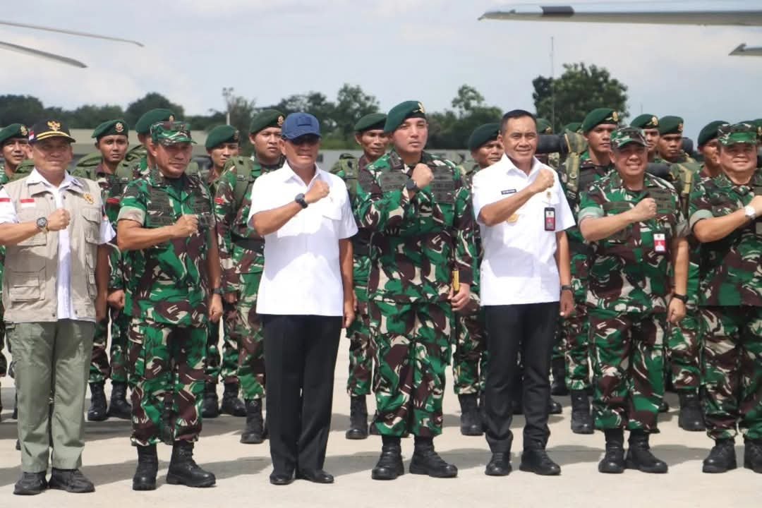 Bertepatan Hari Raya Idul Fitri, Yonif 305 Kostrad kirim Bantuan Kemanusiaan ke Myanmar.