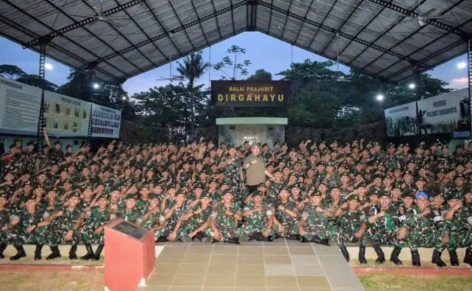 Danyon 328 Kostrad Resmikan Lapangan Tembak 100 Meter Serta Gelar Syukuran Kenaikan Pangkat Prajurit