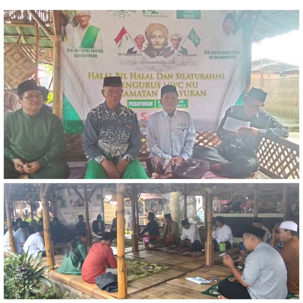 Ketua Rois Syuriah MWC NU Kecamatan Pebayuran Melaksanakan Giat Halal Bil Halal Dan Silaturahmi Seluruh Pengurus MWC NU Kecamatan Pebayuran - Teropong Rakyat