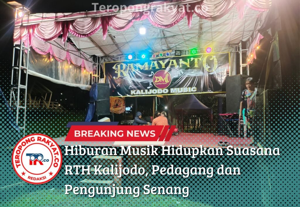 Hiburan Musik Hidupkan Suasana RTH Kalijodo, Pedagang dan Pengunjung Senang - Teropong Rakyat