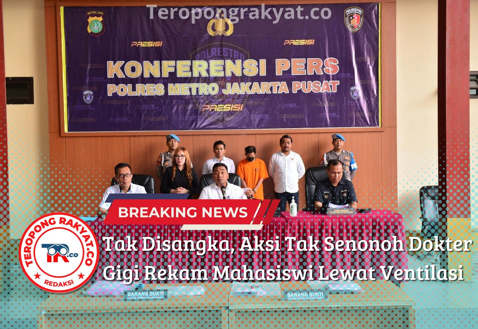 Tak Disangka, Aksi Tak Senonoh Dokter Gigi Rekam Mahasiswi Lewat Ventilasi