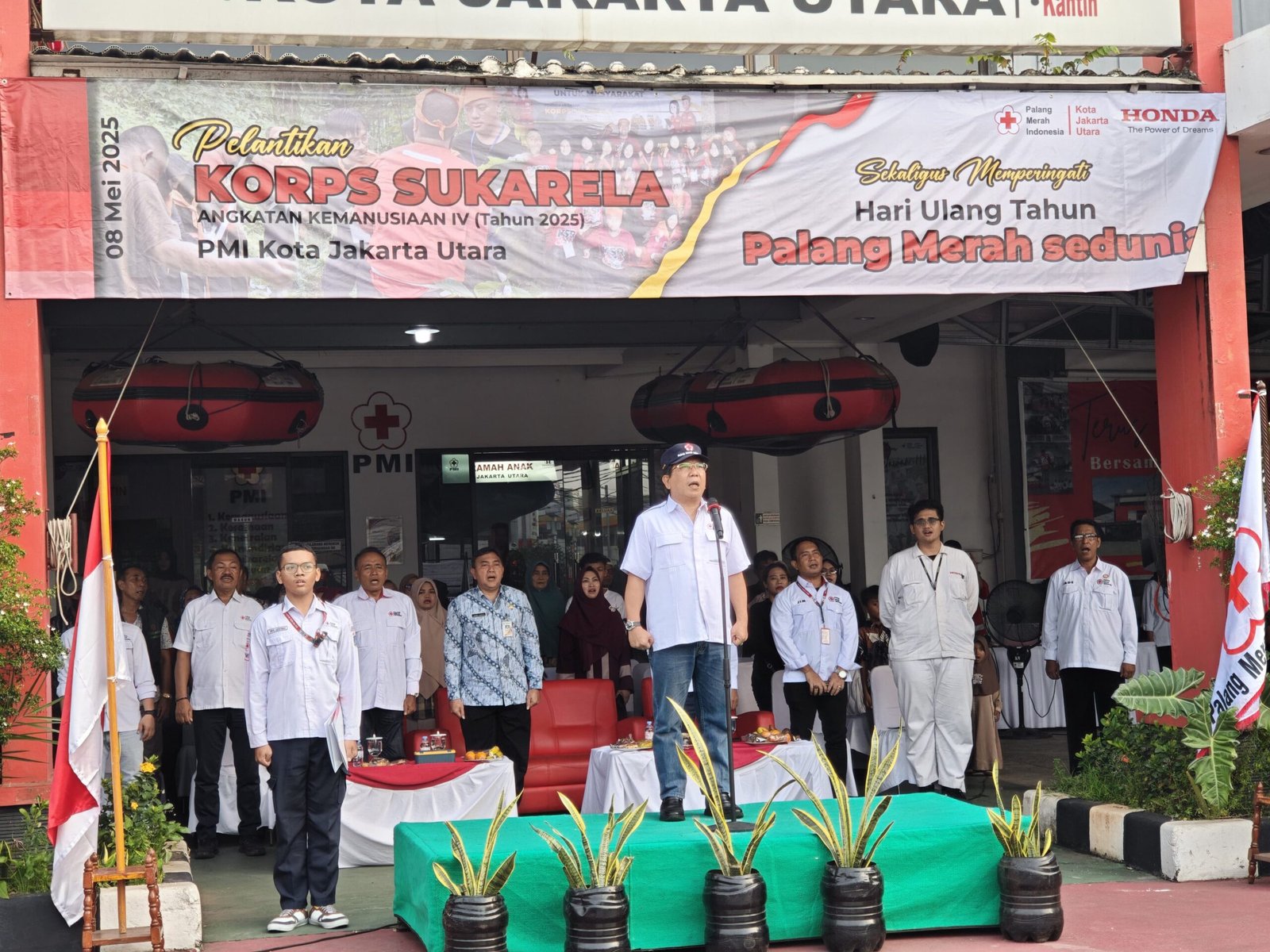 Wali Kota Hadir, PMI Jakarta Utara Resmi Bentuk Tim KSR Tangguh Hadapi Bencana - Teropongrakyat.co