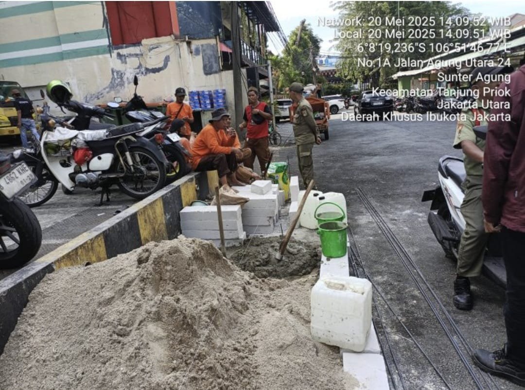 Lurah Sunter Agung,Teguh Subroto Cepat Tanggap Respon dan Tuntaskan Laporan Pedagang Kuliner STS