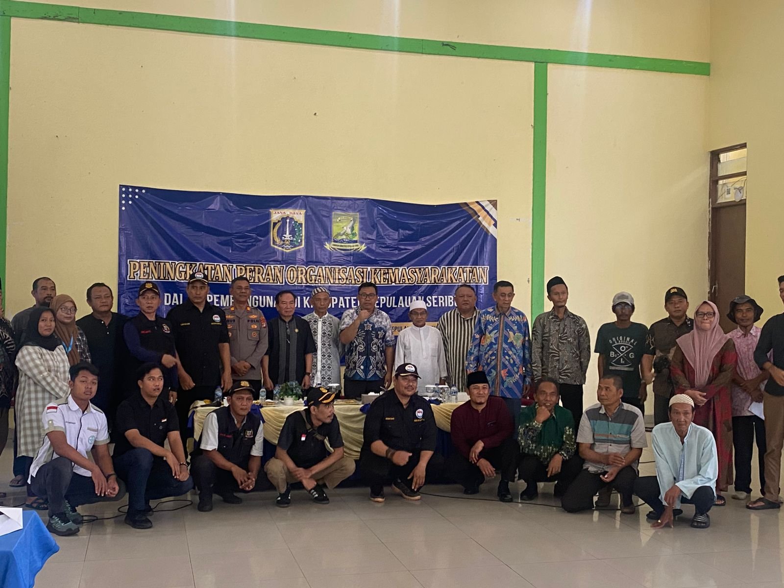 Kasat Binmas Hadiri Kegiatan Peningkatan Peran Ormas dalam Pembangunan di Kepulauan Seribu