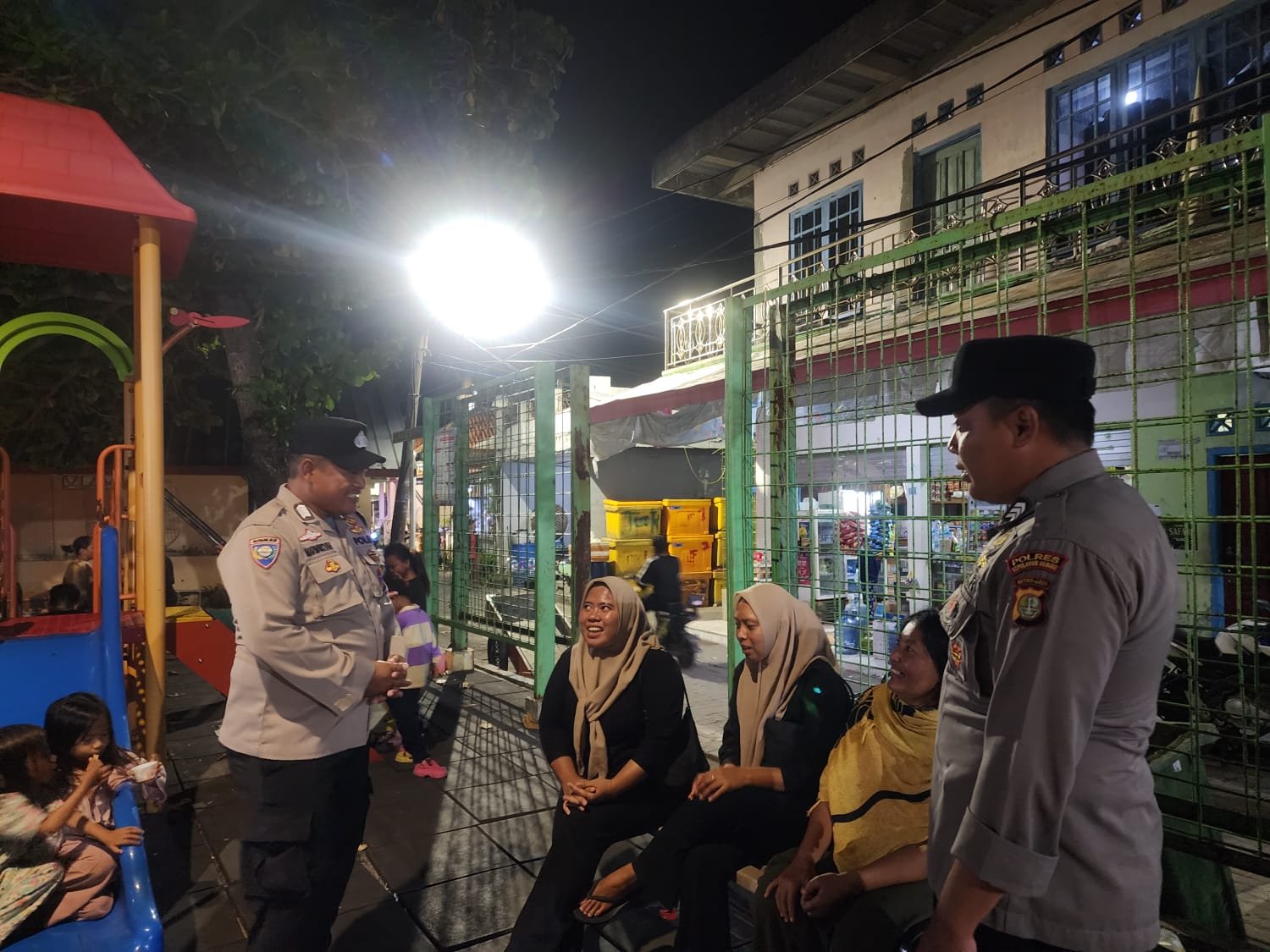 Patroli Malam, Cegah Premanisme di Wilayah Kepulauan Seribu Utara