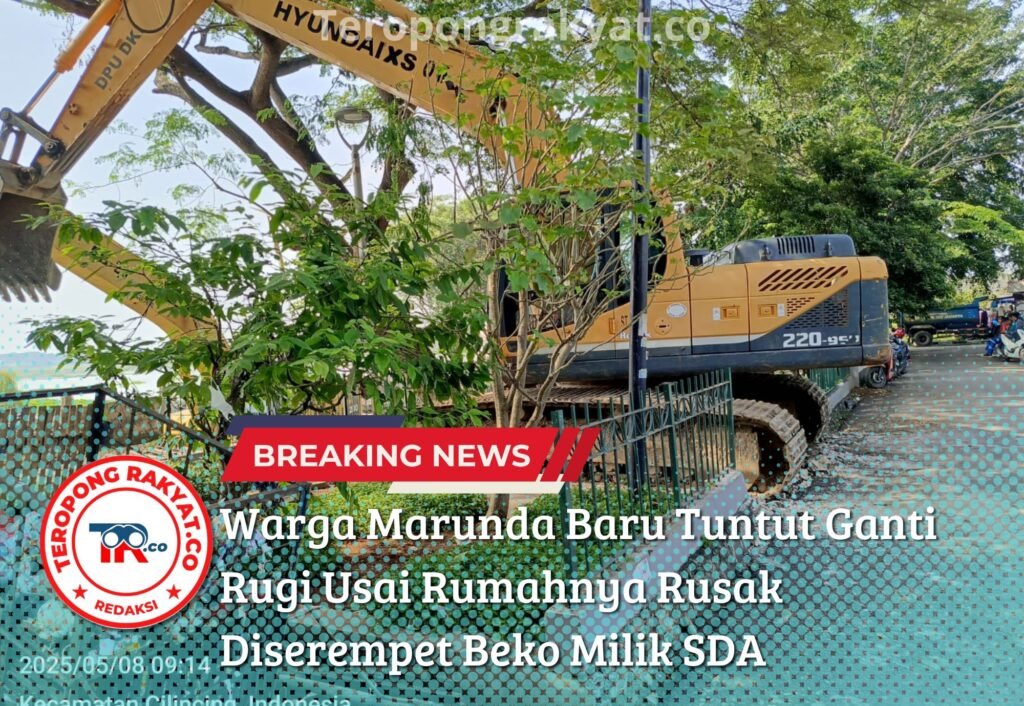 Portal Berita Indonesia dan Dunia Terkini Hari Ini, Update Harian Terbaru, Terlengkap, Tajam, Aktual dan Berimbang. Warga Marunda Baru Tuntut Ganti Rugi Usai Rumahnya Rusak Diserempet Beko Milik SDA - Teropong Rakyat