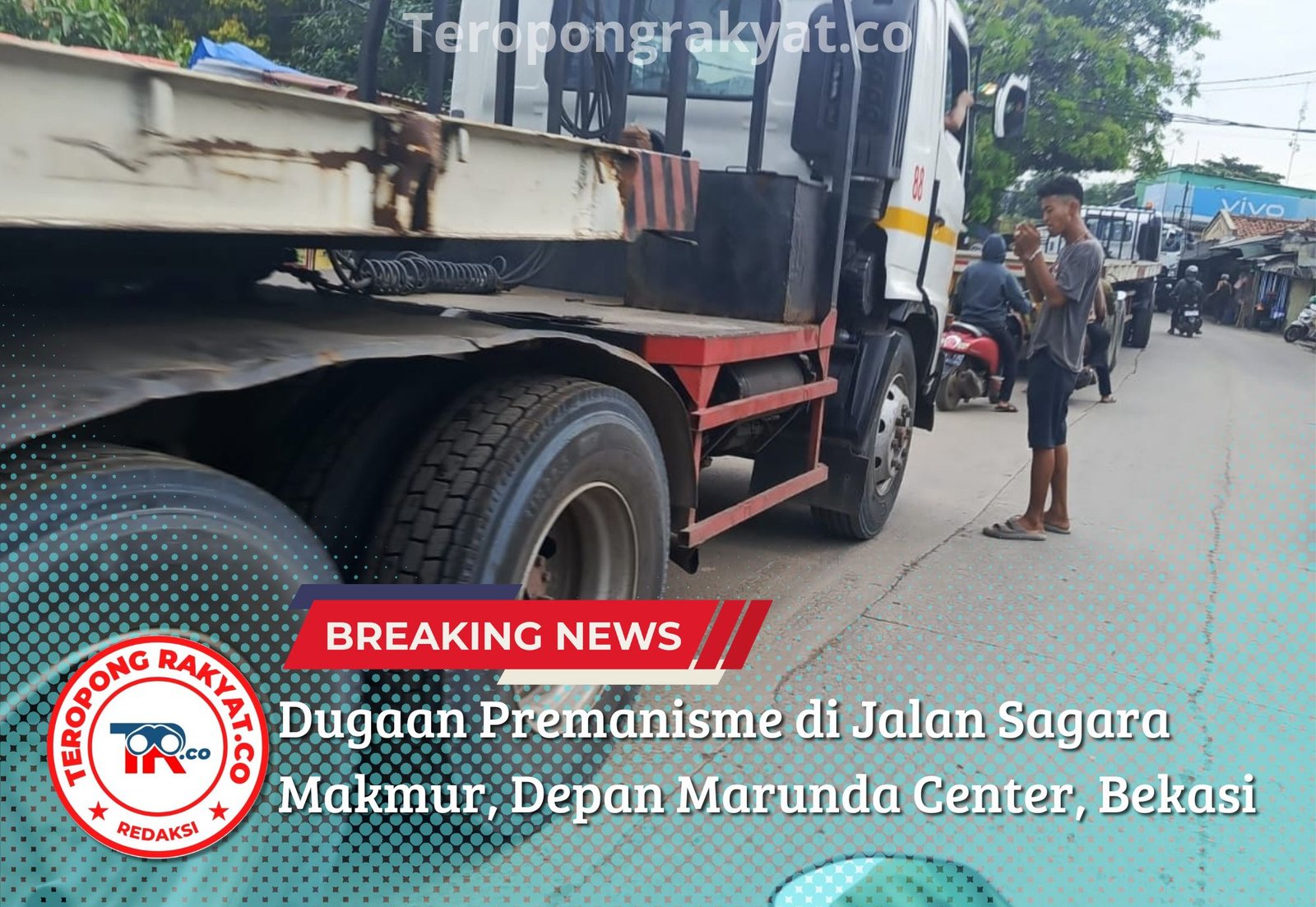 Dugaan Premanisme di Jalan Sagara Makmur, Depan Marunda Center, Bekasi