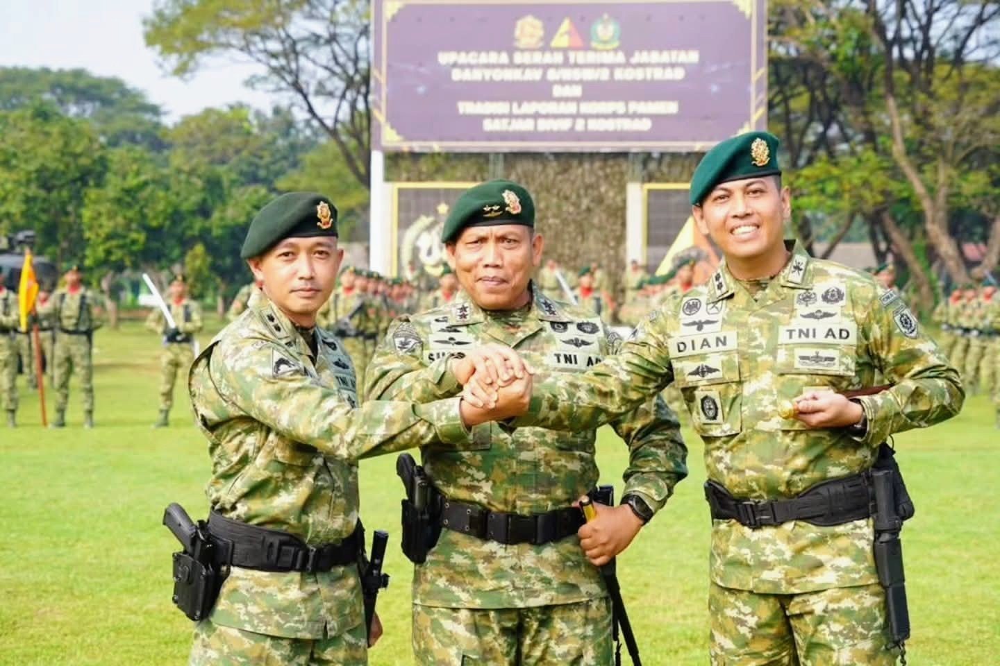 Estafet Kepemimpinan Yonkav 8 Kostrad, Momentum Prestisius Dalam Rangka Regenerasi dan Sinergi Baru