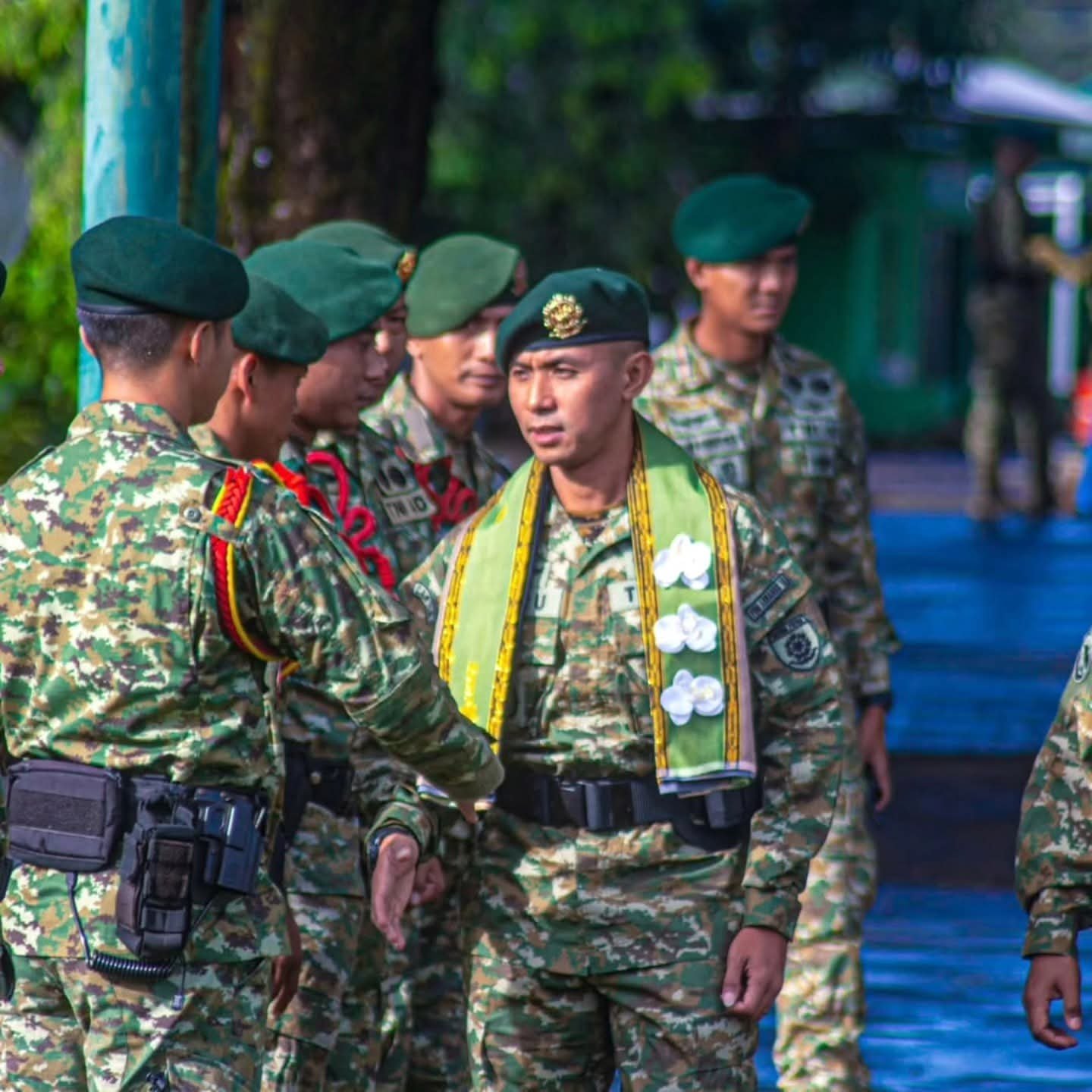 Tradisi Penyambutan Komandan Baru Batalyon Arhanud 16 Kostrad - Teropong Rakyat