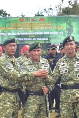 Serah Terima Jabatan Danyonif 514 Kostrad dan Pelepasan pejabat Wadanyonif 515 Kostrad