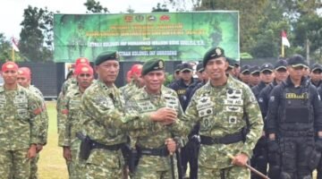 Serah Terima Jabatan Danyonif 514 Kostrad dan Pelepasan pejabat Wadanyonif 515 Kostrad