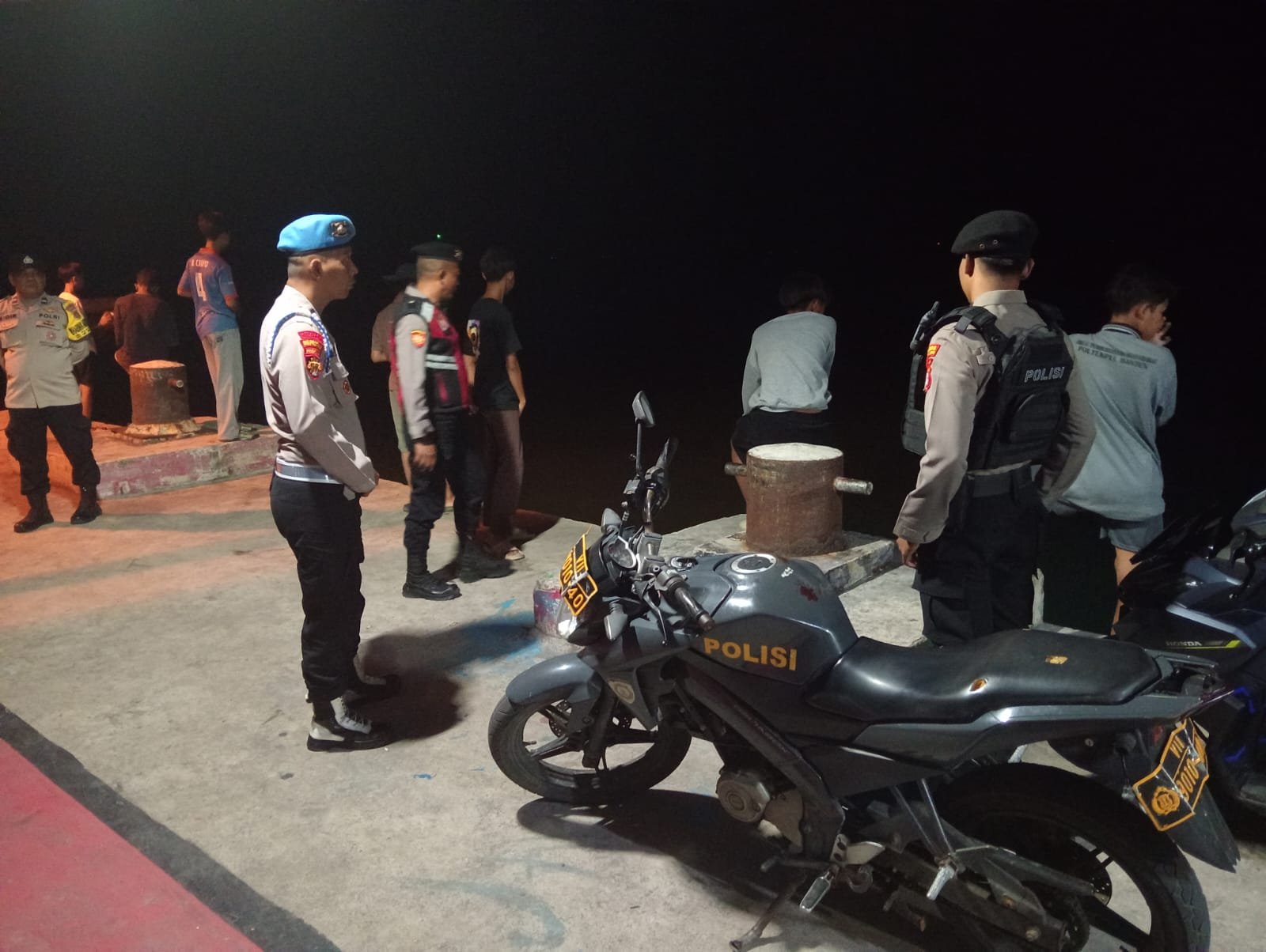Polsek Kepulauan Seribu Utara Gelar Patroli Malam, Cegah Premanisme di Wilayah