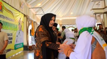 Bupati Fadia Arafiq Sambut Kepulangan Jamaah Haji Asal Kabupaten Pekalongan