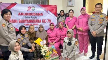 Anjangsana Polres Kepulauan Seribu ke Personel Sakit Menahun , Wujud Kepedulian di Hari Bhayangkara ke-79