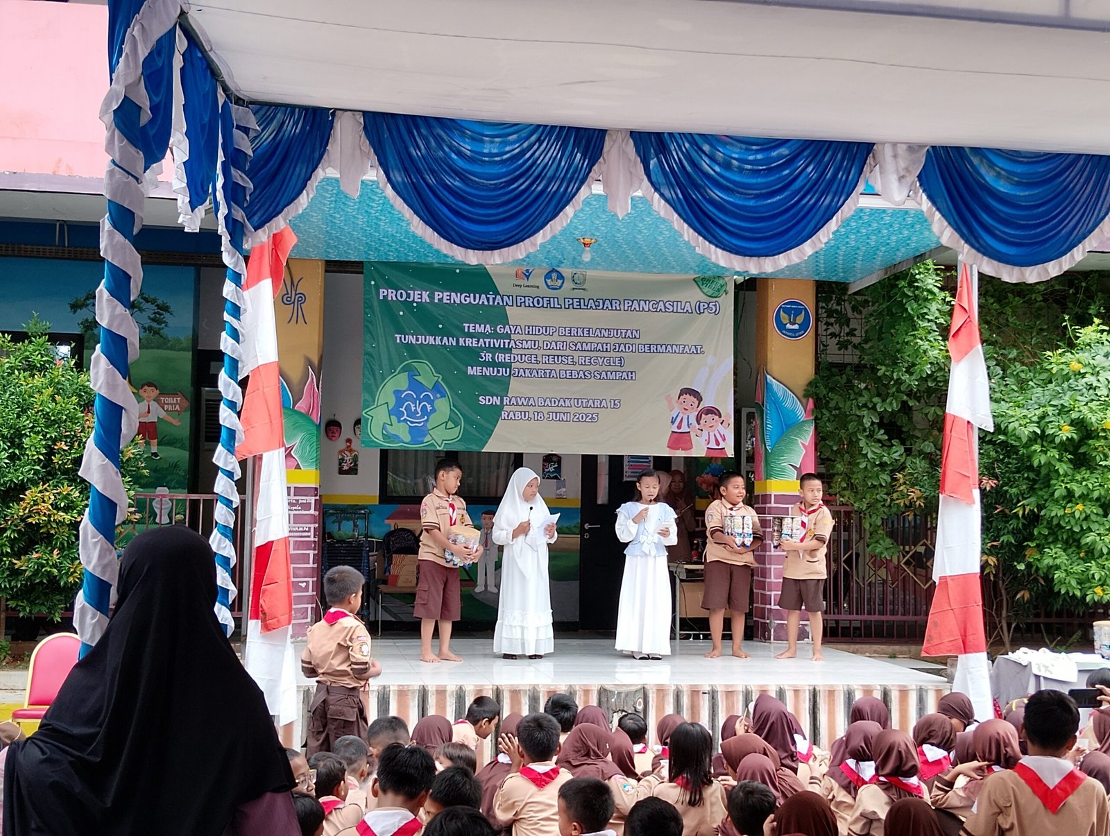 SDN Rawabadak Utara 15:  P5 Sukses Tumbuhkan Kesadaran Lingkungan Lewat Kreativitas Siswa - Teropongrakyat.co