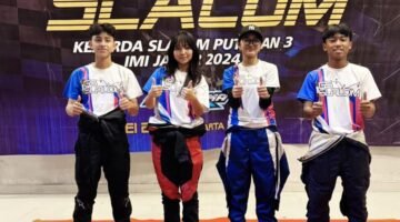 Tampil Impresif, Pebalap Muda GS Slalom Dominasi Podium di Seri Final Kejurda Jabar Slalom, Meikarta Speedway