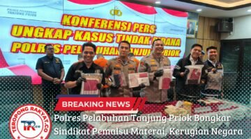 Polres Pelabuhan Tanjung Priok Bongkar Sindikat Pemalsu Materai, Kerugian Negara Capai Rp1,17 Miliar