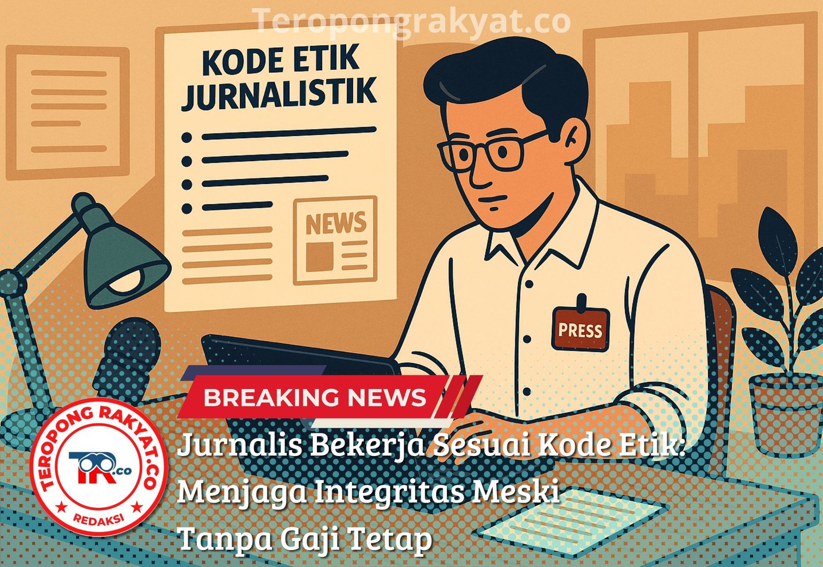 Jurnalis Bekerja Sesuai Kode Etik: Menjaga Integritas Meski Tanpa Gaji Tetap