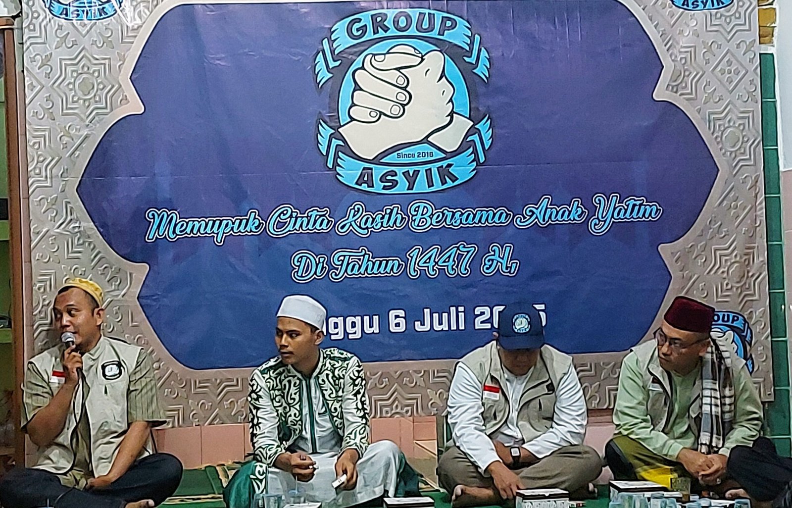 Dalam Rangka Memperingati 10 Muharam  Tahun 1447 Hijriah, Komunitas Grup Asik Berbagi Kebahagiaan Bersama Yatim Piatu