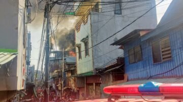 Kebakaran Hebat di Pasar Garuda Hanguskan Permukiman Padat di Tambora