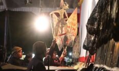 Di Puncak Hari Jadi Ngawi Ke-667. Danyonarmed 12 Kostrad Bersama Forkopinda Kabupaten Ngawi Nobar Wayang Kulit “Dewa Ruci” 