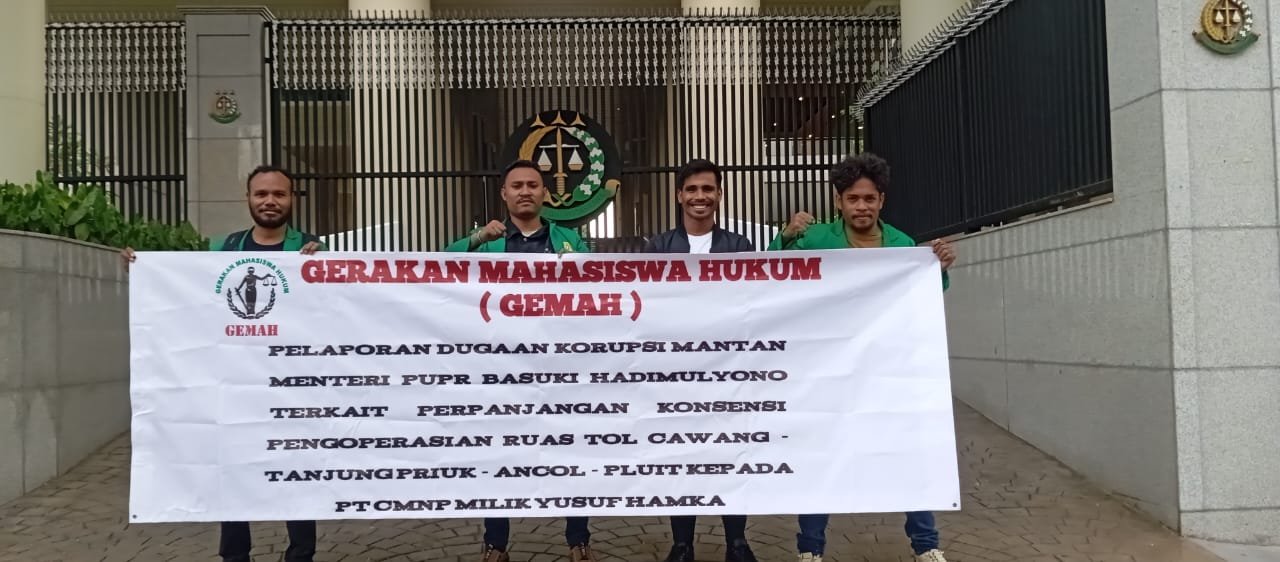 GEMAH Laporkan Dugaan Korupsi Perpanjangan Konsesi Jalan Tol Cawang – Tanjung Priuk – Ancol Timur – Pluit PT CMNP Ke Kejagung dan KPK