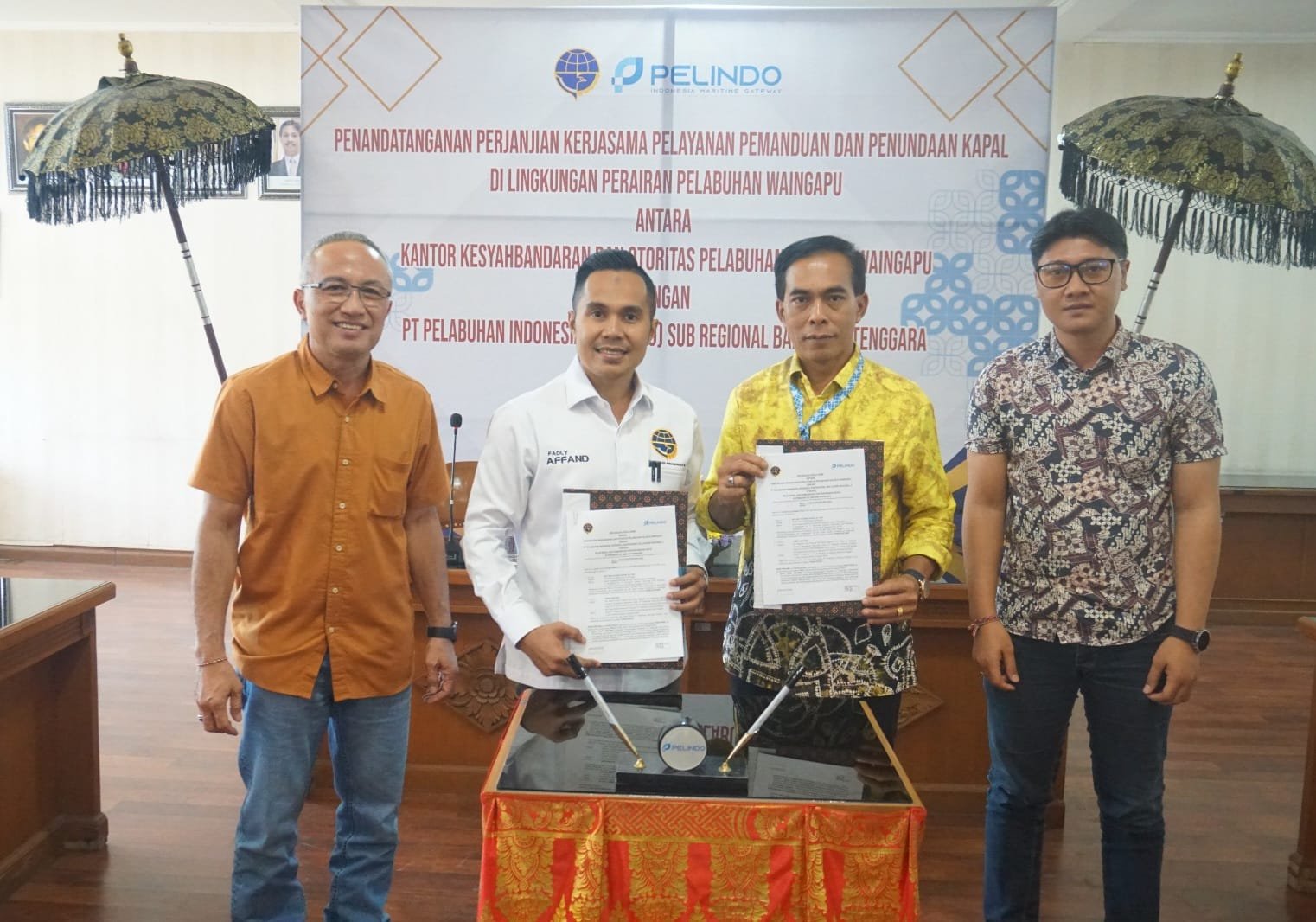 Demi Ekonomi Sumba: KSOP Waingapu dan Pelindo Perkuat Layanan Pemanduan Kapal