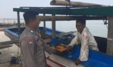 Bhabinkamtibmas Pulau Lancang Sambangi Nelayan, Ajak Kerja Sama Tingkatkan Keamanan Laut