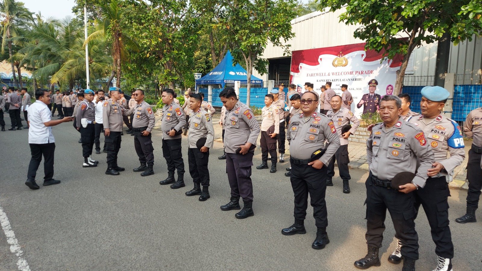 Propam Polres Kepulauan Seribu Gelar Gaktibplin, Tegakkan Disiplin dan Kerapihan Personel