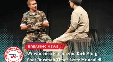 Wawancara Fenomenal Kick Andy! Saat Buronan Timor Leste Muncul di Layar Televisi Indonesia