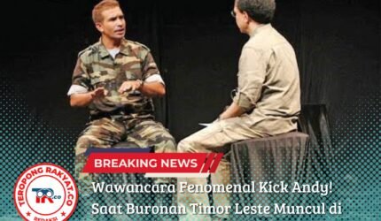 Wawancara Fenomenal Kick Andy! Saat Buronan Timor Leste Muncul di Layar Televisi Indonesia - Teropong Rakyat