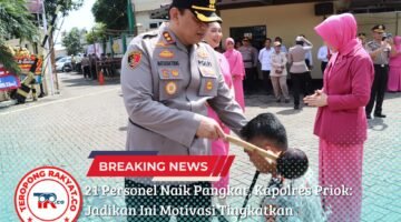 21 Personel Naik Pangkat, Kapolres Priok: Jadikan Ini Motivasi Tingkatkan Profesionalisme