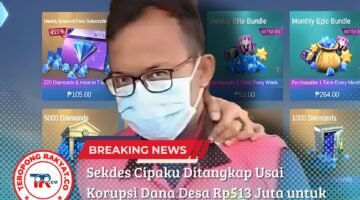 Sekdes Cipaku Ditangkap Usai Korupsi Dana Desa Rp513 Juta untuk Beli Diamond Mobile Legends