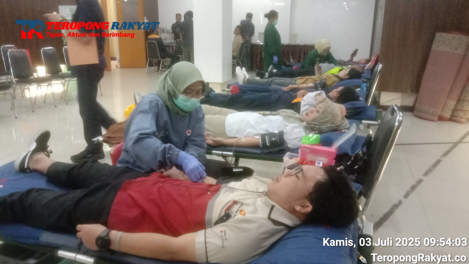 TPK Koja Sukseskan Tetesan Kemanusiaan dan Pantau Kesehatan Mata