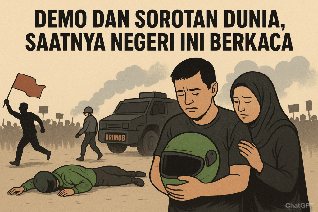 Portal Berita Indonesia dan Dunia Terkini Hari Ini, Update Harian Terbaru, Terlengkap, Tajam, Aktual dan Berimbang. Demo 29 Agustus 2025, Sorotan Dunia, dan Kehilangan Nyawa Rakyat Kecil - Teropong Rakyat