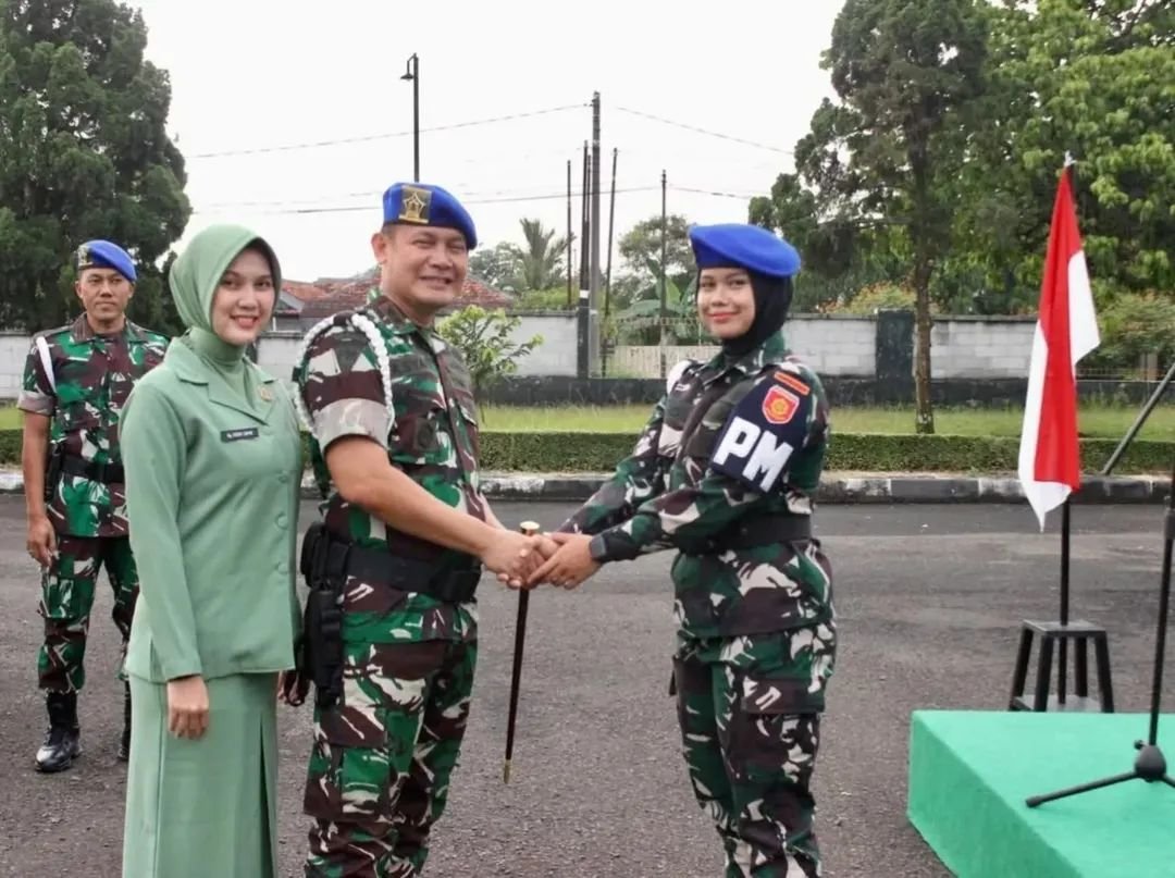 Denpom Divif 1 Kostrad Gelar Korps Praport Pindah Satuan