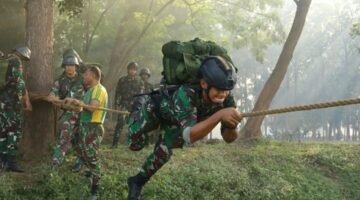 Ksatria  Mayangkara Gelar Uji Ketangkasan Jasmani Militer
