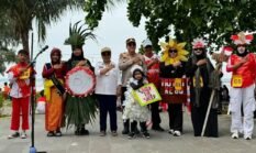 Polsek Kepulauan Seribu Selatan Gelar Karnaval Semarak Kemerdekaan RI ke-80 di Pulau Tidung
