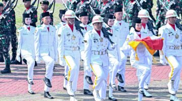 Seorang Paskibra, Dirinya Memberikan Pesan Kepada Rekan Siswa Pelajar di HUT RI ke 80