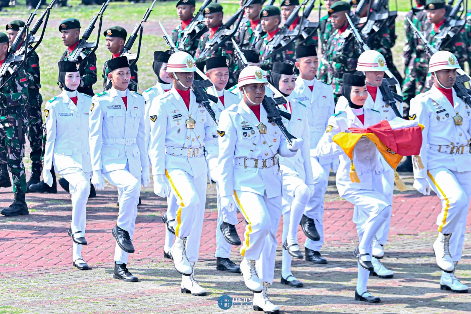 Seorang Paskibra, Dirinya Memberikan Pesan Kepada Rekan Siswa Pelajar di HUT RI ke 80