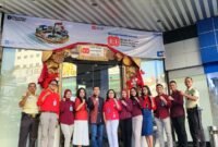 FOTO: BRI Branch Office Jakarta Hayam Wuruk antusias dalam mengikuti program DekorAksi HUT RI ke-80. (Dok. Istimewa).