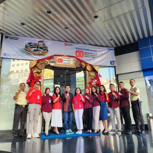 BRI Cabang Hayam Wuruk Tunjukkan Semangat Nasionalisme di HUT RI