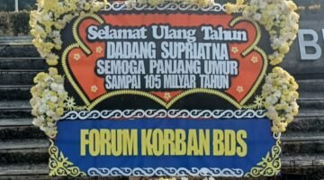 PT BDS Jadi Sorotan, Karangan Bunga ‘Menyentil’ Bupati Bandung di Hari Ulang Tahun
