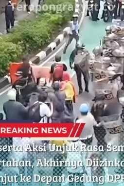 Peserta Aksi Unjuk Rasa Sempat Tertahan, Akhirnya Diizinkan Lanjut ke Depan Gedung DPR-MPR
